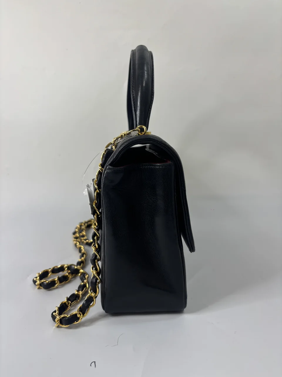 CHANEL LAMB SKIN CHAIN SHOULDER BAG view 3