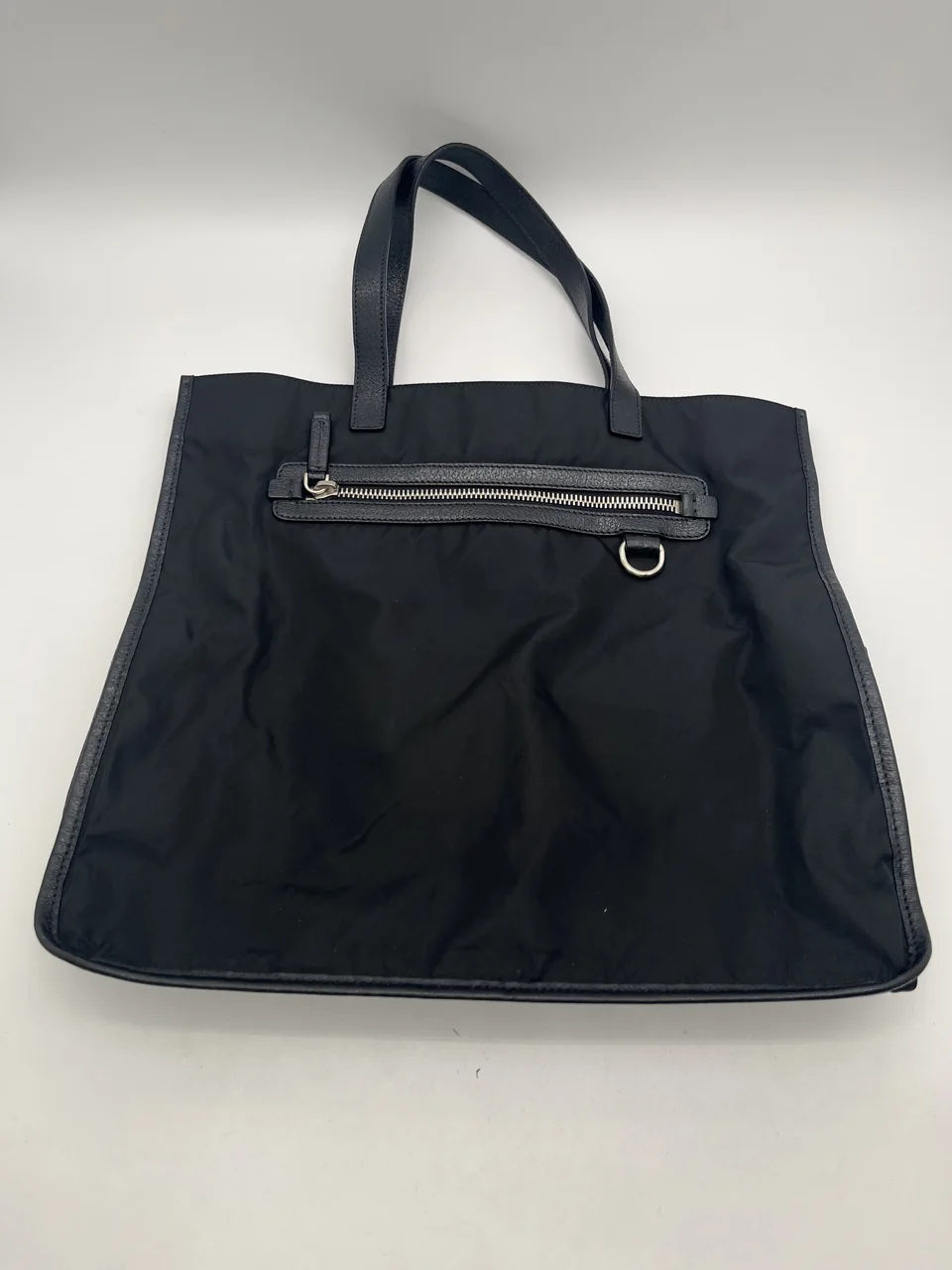 PRADA TESSUTO TOTE BAG (BLACK)