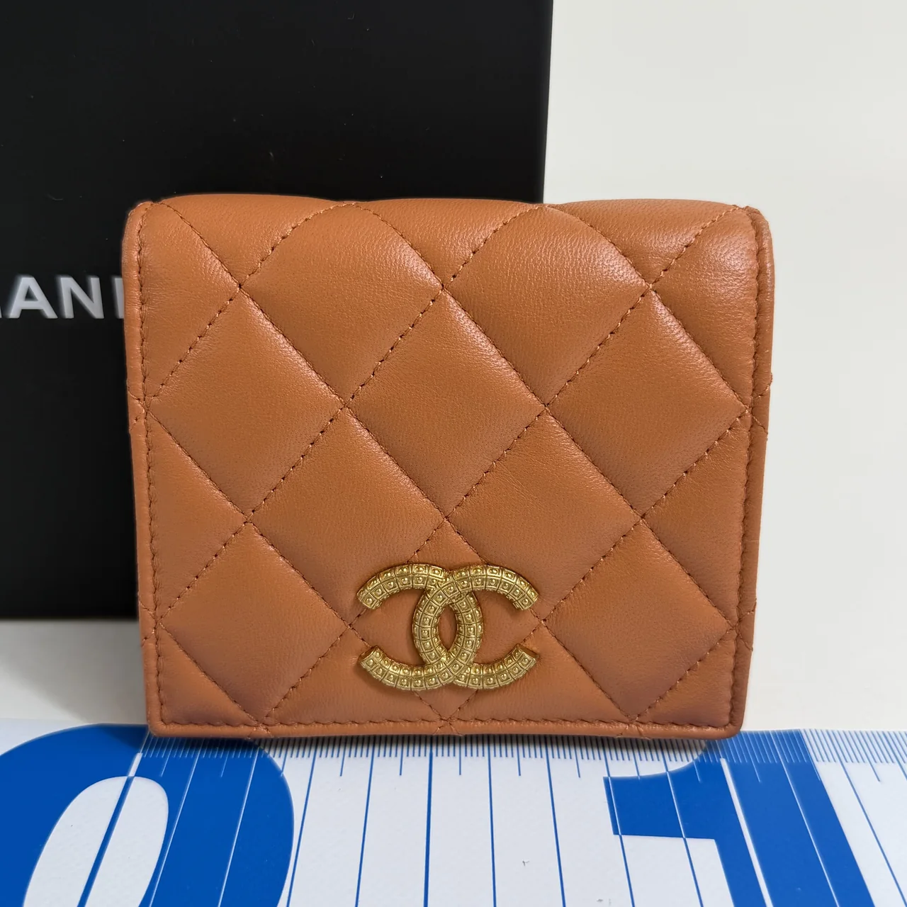 CHANEL LAMB SKIN BIFOLD WALLET