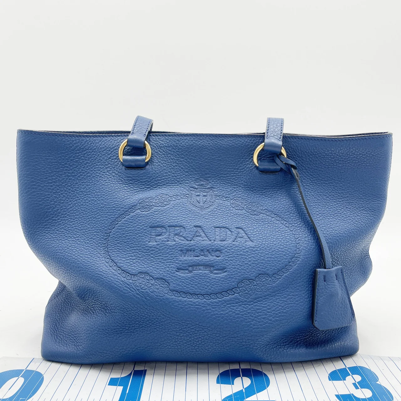 PRADA TOTE BAG (NAVY)