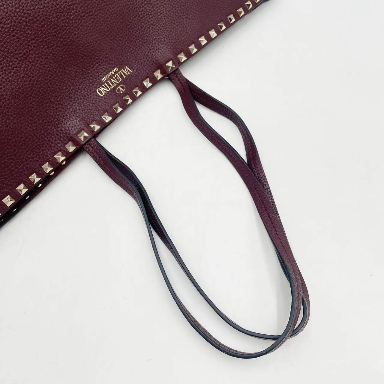 VALENTINO TWO-WAY BAG (BURGUNDY) view 6