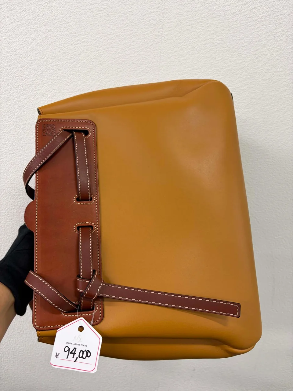 LOEWE ANAGRAM TOTE BAG (BROWN) photo 5