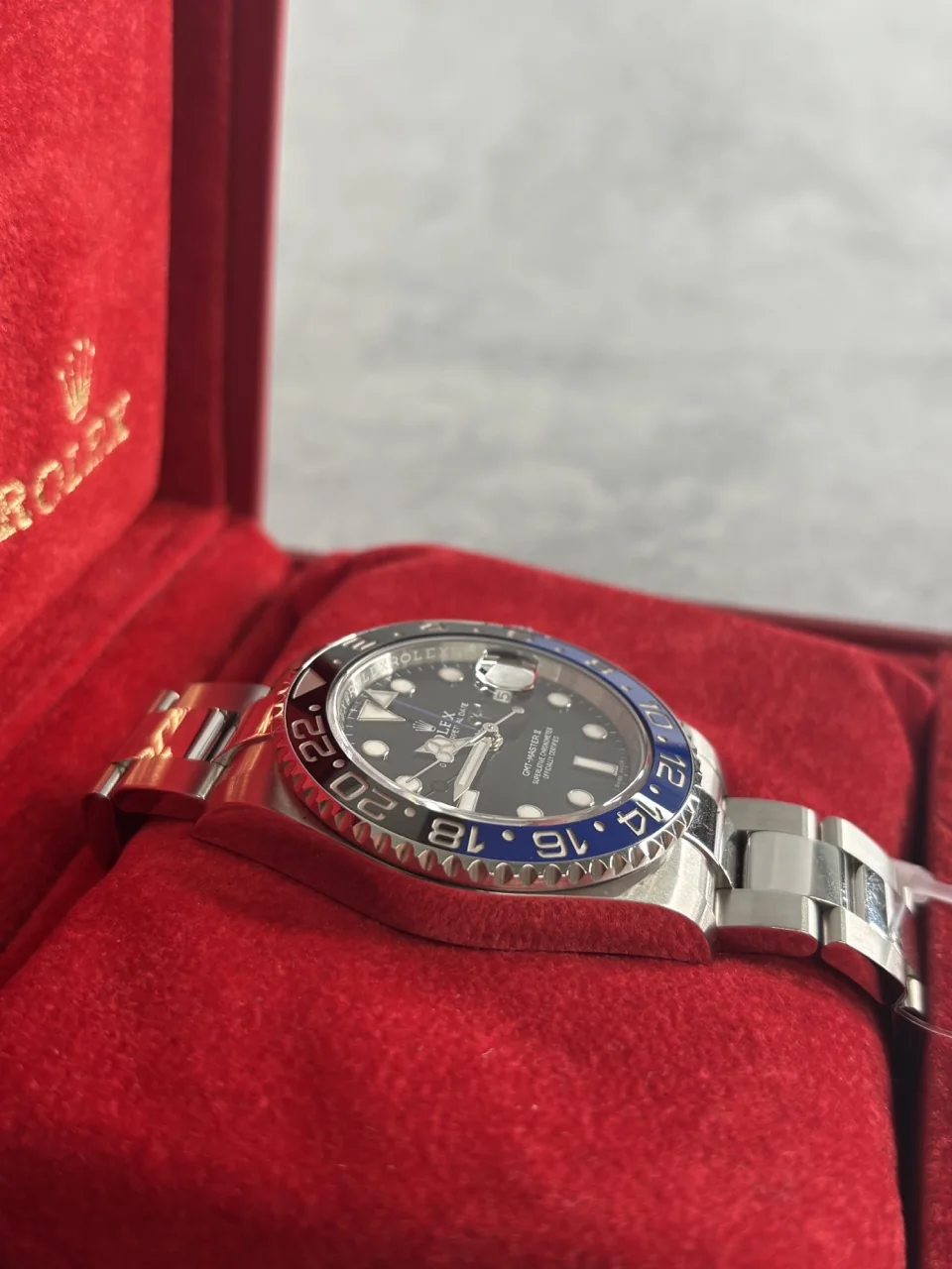 ROLEX GMT MASTER II BLACK DIAL OYSTER BRACELET (2017/07/30) NEW PARALLEL '116710BLNR 932WL222) view 4