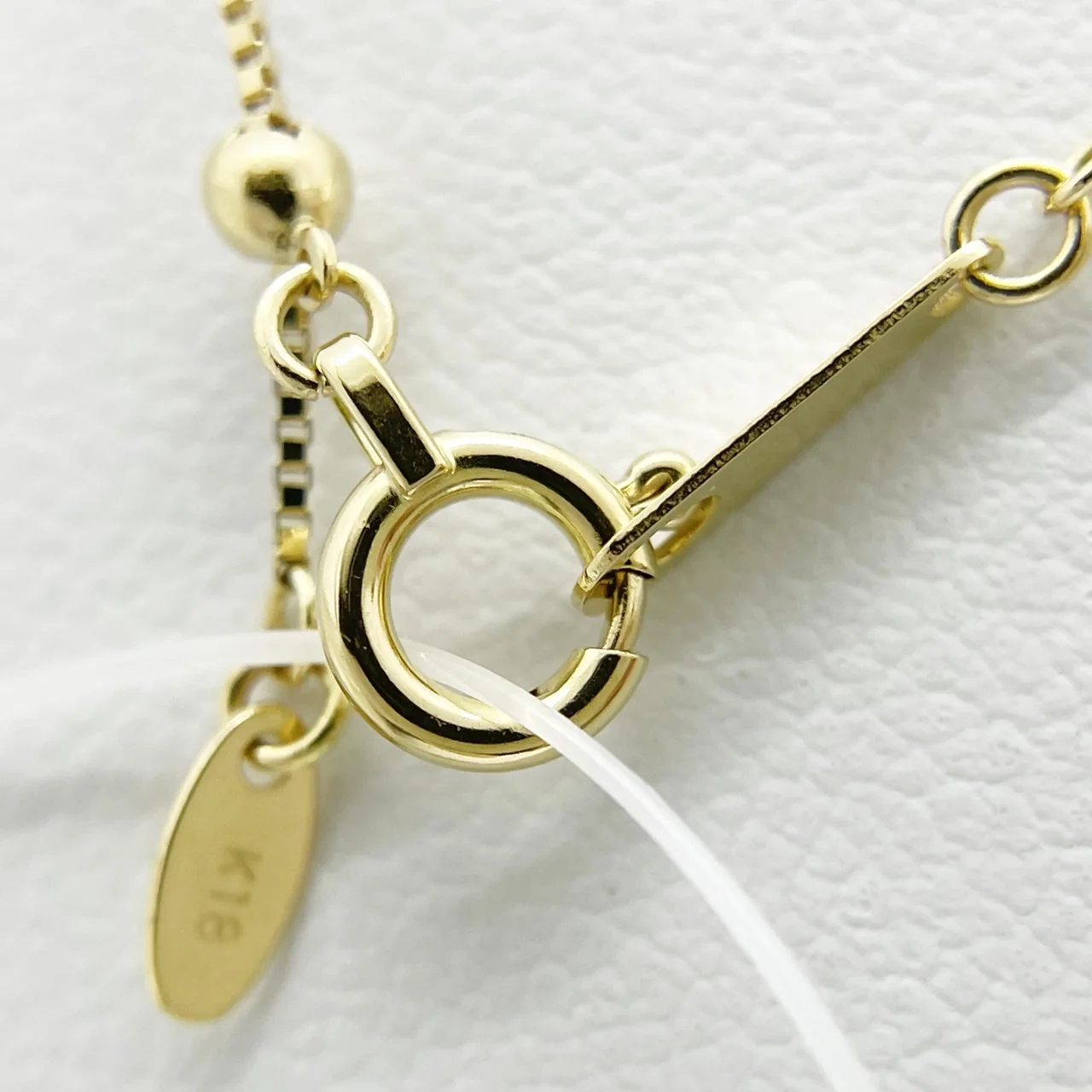 K18 DIAMOND NECKLACE FD0.34CT 0.28CT 2.7G view 6