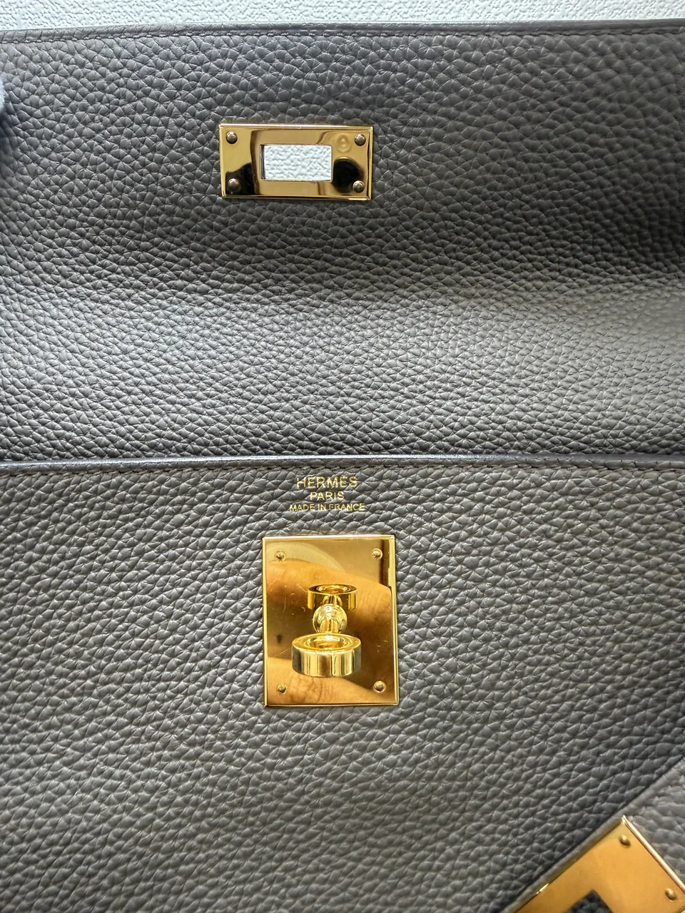 HERMES KELLY 28 (TOGO, ETAIN, Y STAMP) view 11