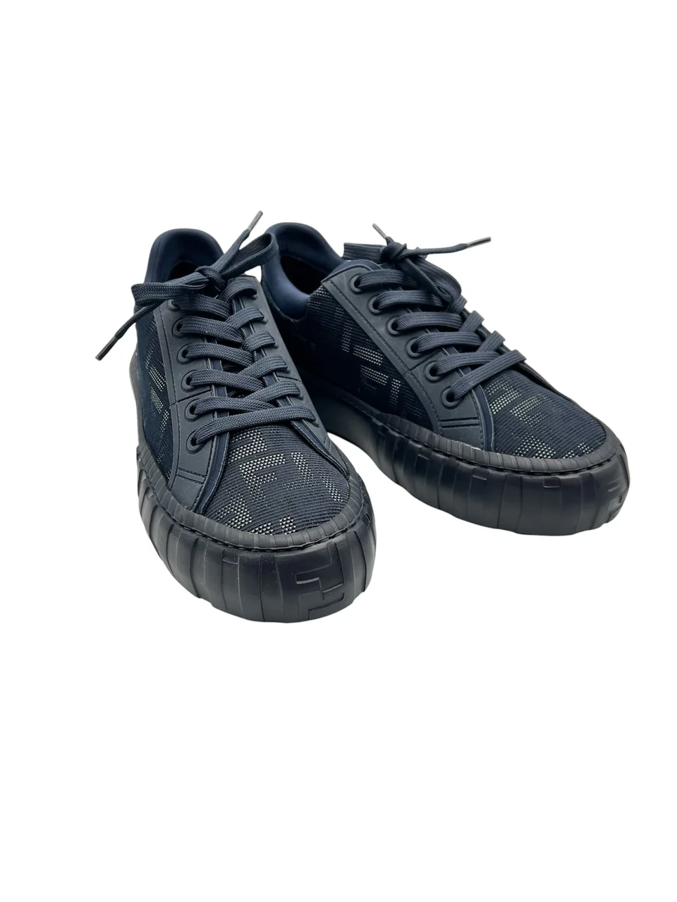 FENDI FF-LOGO MESH SNEAKERS (7E 1520 5) view 2