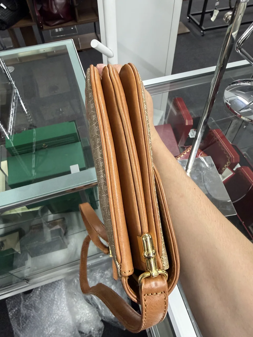 CELINE MACADAM SHOULDER BAG view 3