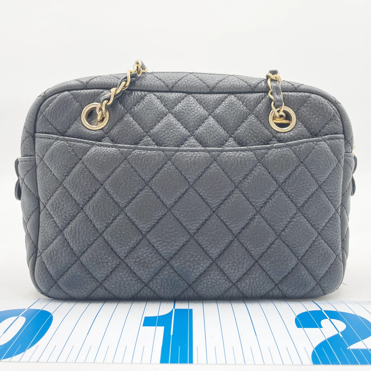 CHANEL BULL SKIN CHAIN SHOULDER BAG (25 SERIAL CODE) hover