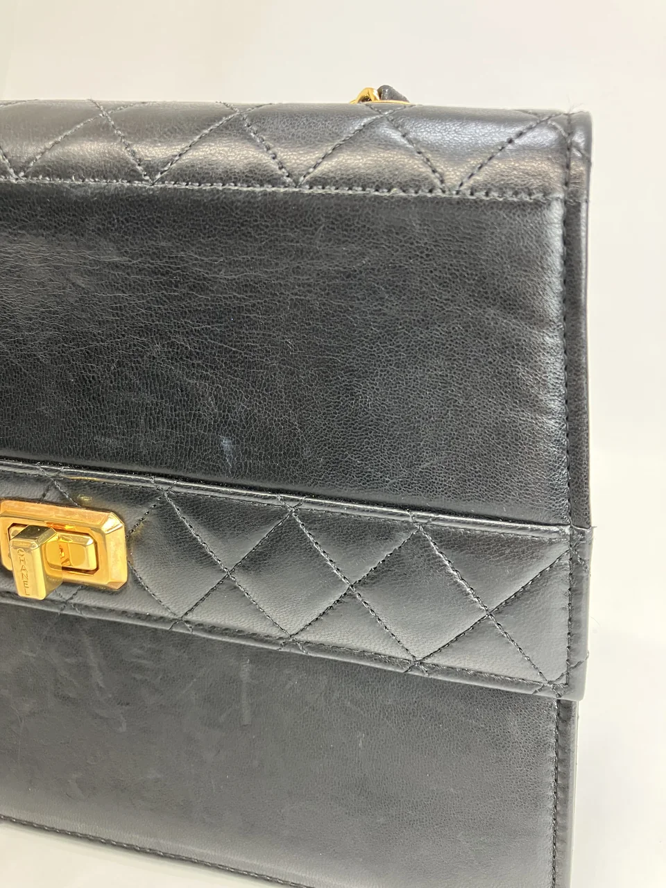 CHANEL LAMB SKIN CHAIN SHOULDER BAG (1 SERIAL CODE) view 10