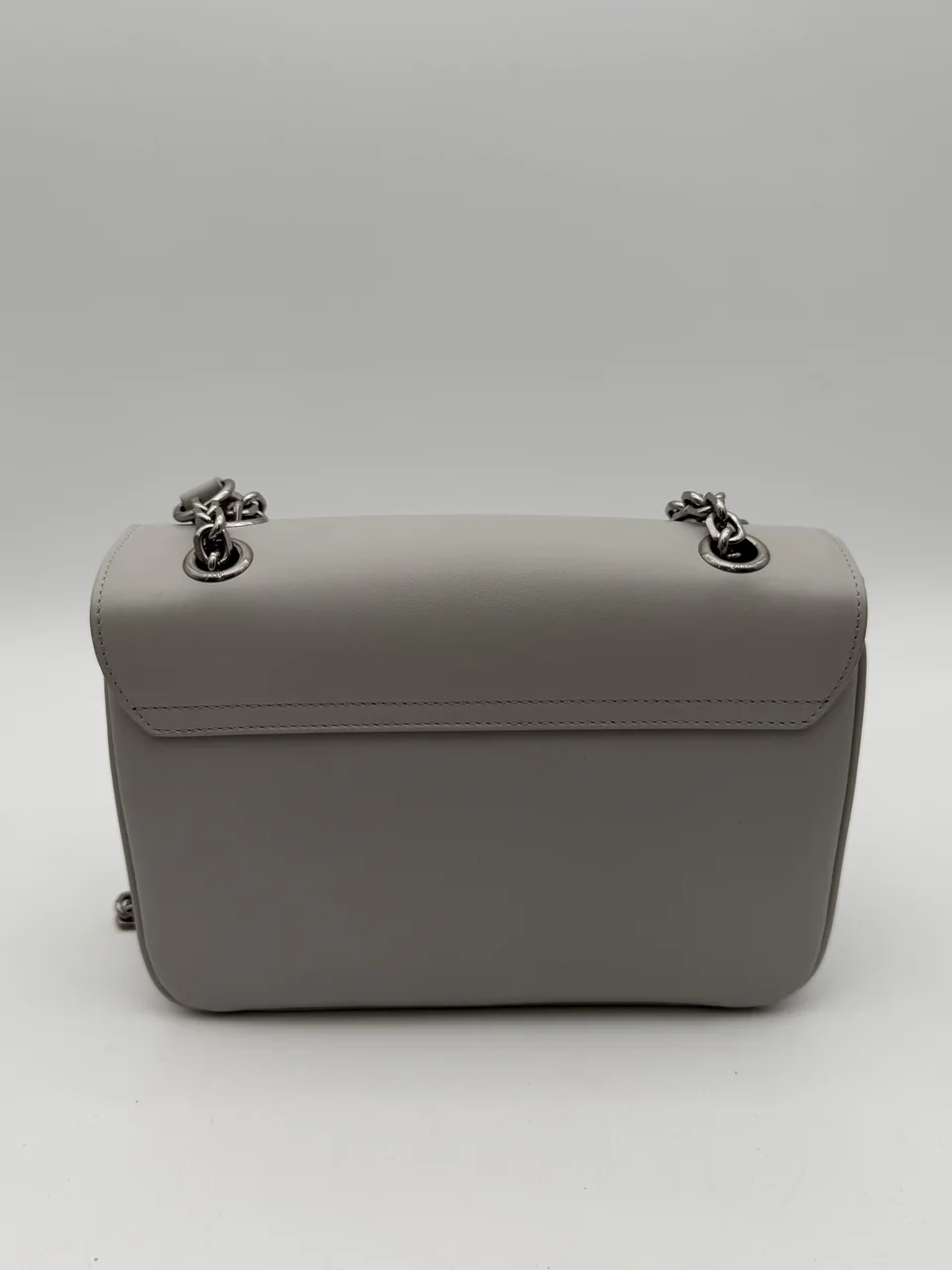CELINE CHAIN SHOULDER BAG (LIGHT GRAY) view 5