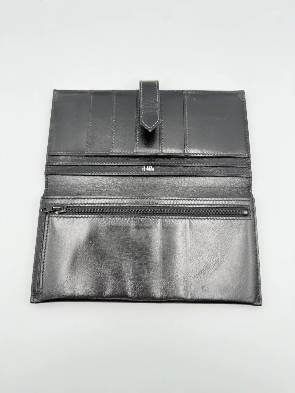 HERMES BEARN (BOX CALF, □C STAMP) view 11