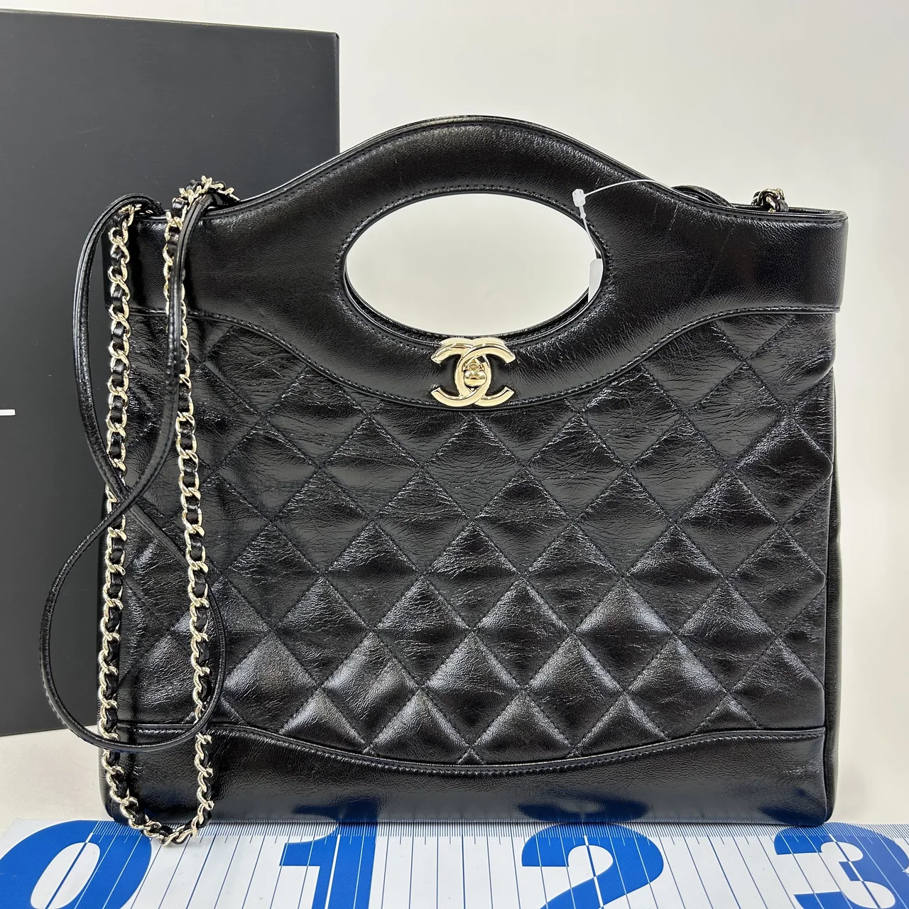 CHANEL 31 LAMB SKIN TWO-WAY SHOULDER BAG