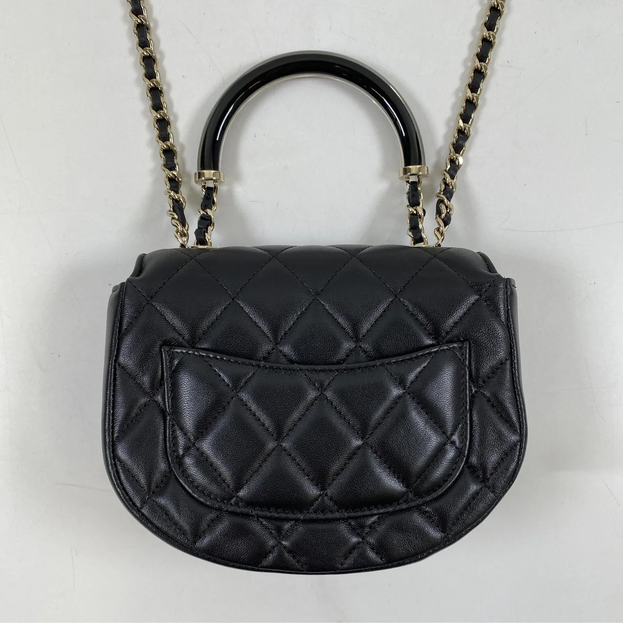 CHANEL LAMB SKIN MATELASSE CHAIN SHOULDER BAG view 14