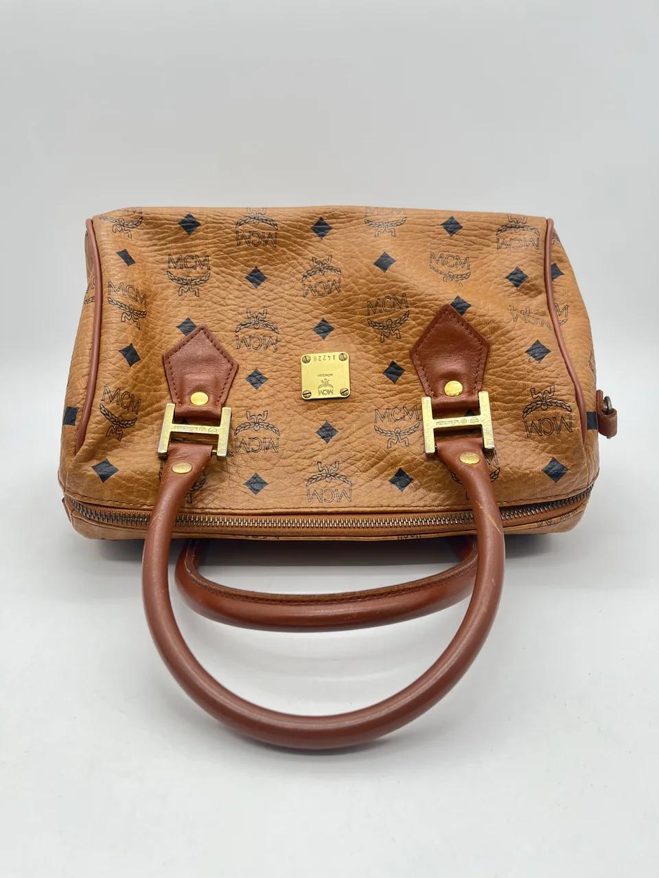 MCM TWO-WAY BAG (BROWN) view 5
