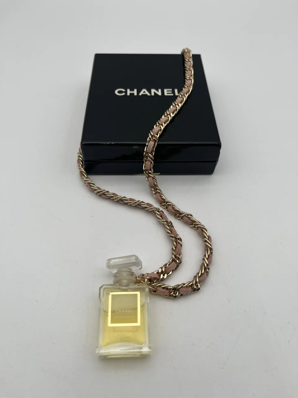 CHANEL PERFUME NECKLACE