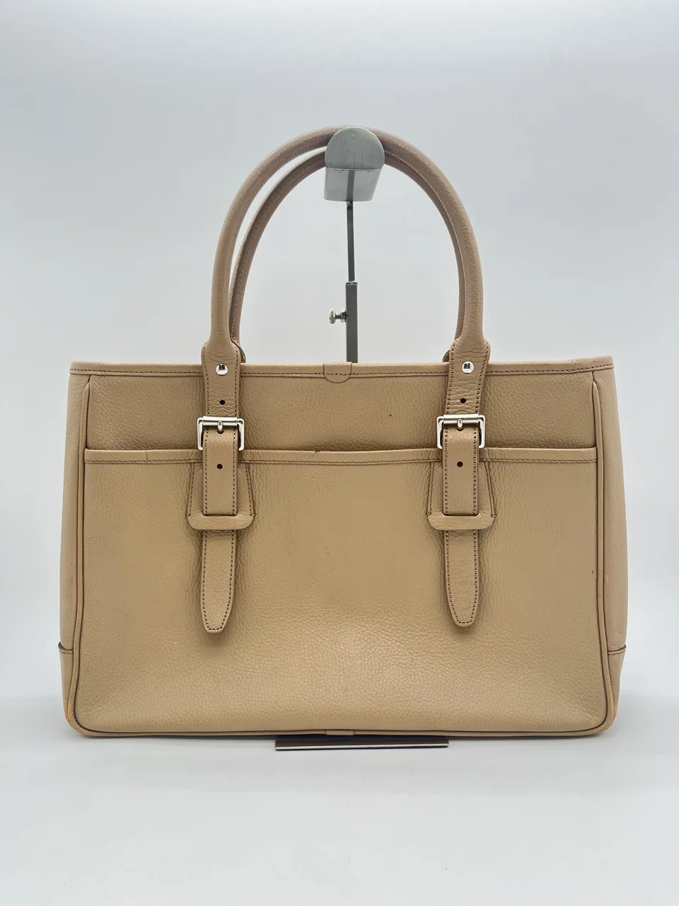 BURBERRY NOVA CHECK HANDBAG (BEIGE) hover