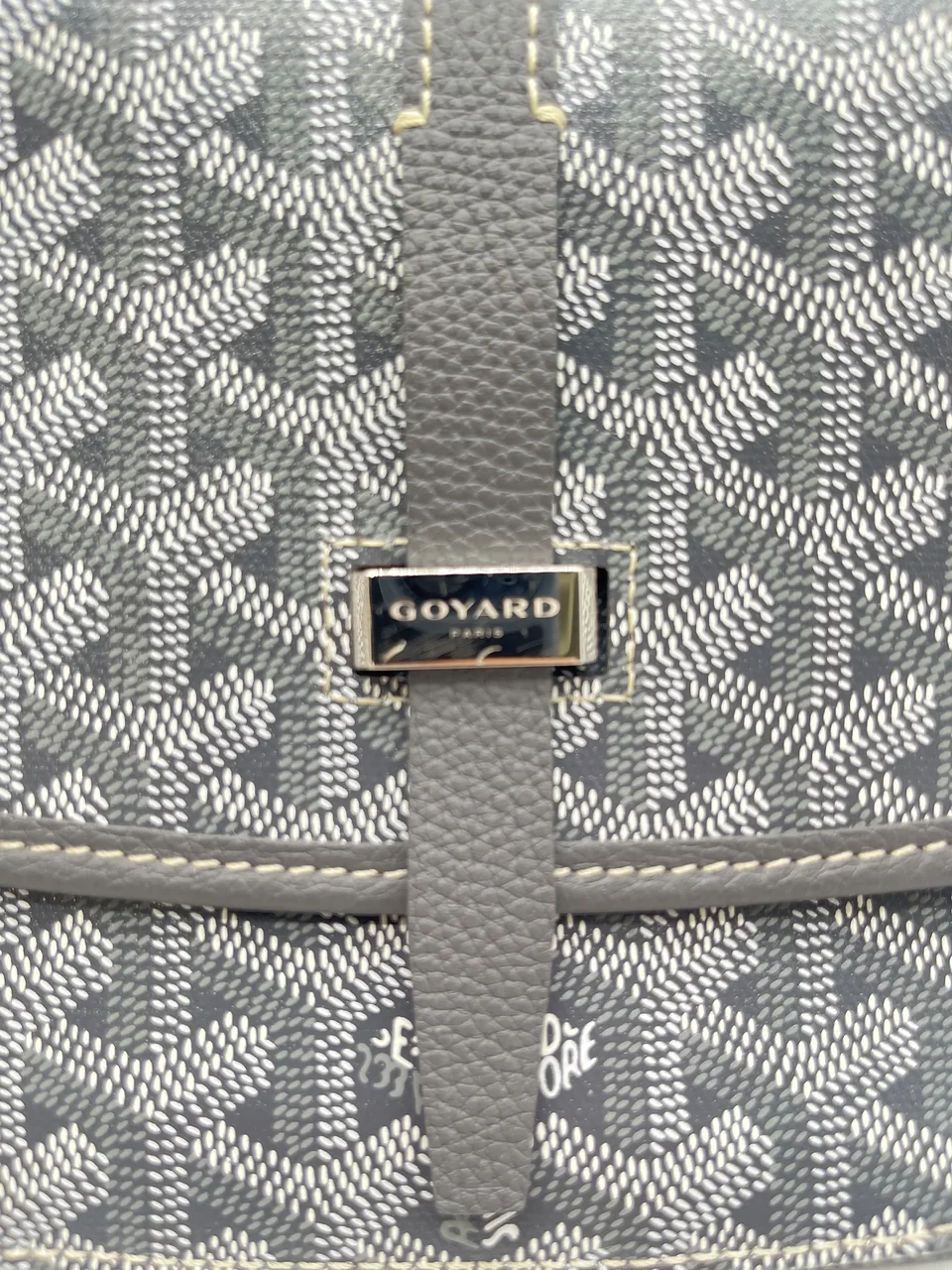 GOYARD BELVEDERE PM (GRAY) view 8