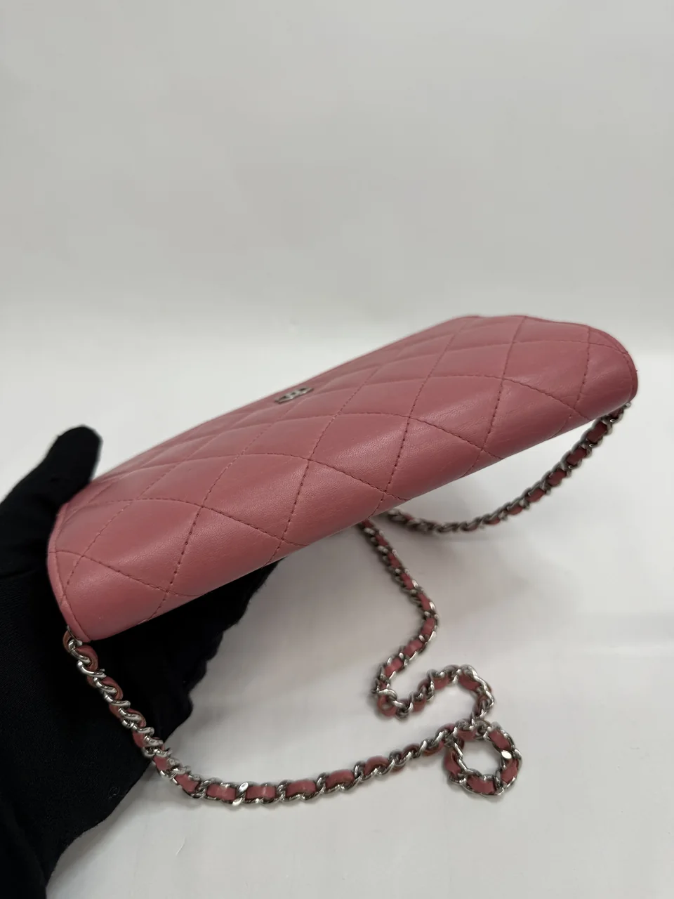 CHANEL LAMB SKIN CHAIN SHOULDER BAG (22 SERIAL CODE) view 8