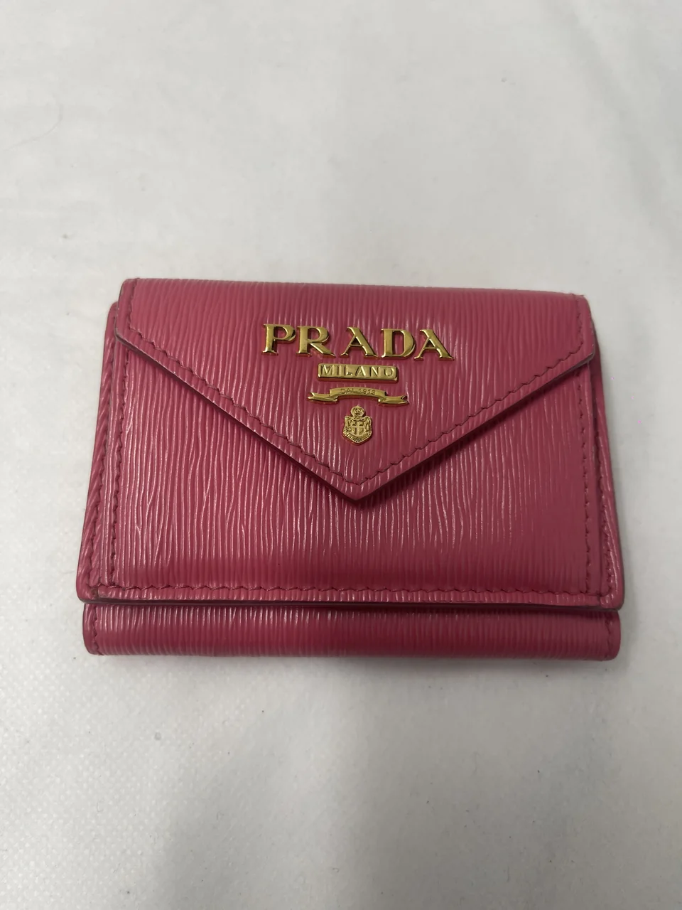PRADA TRIFOLD COMPACT WALLET (PINK) view 4