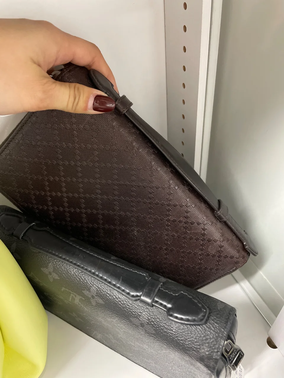TG-55 164-4 GUCCI DIAMANTE ORGANIZER (BROWN)