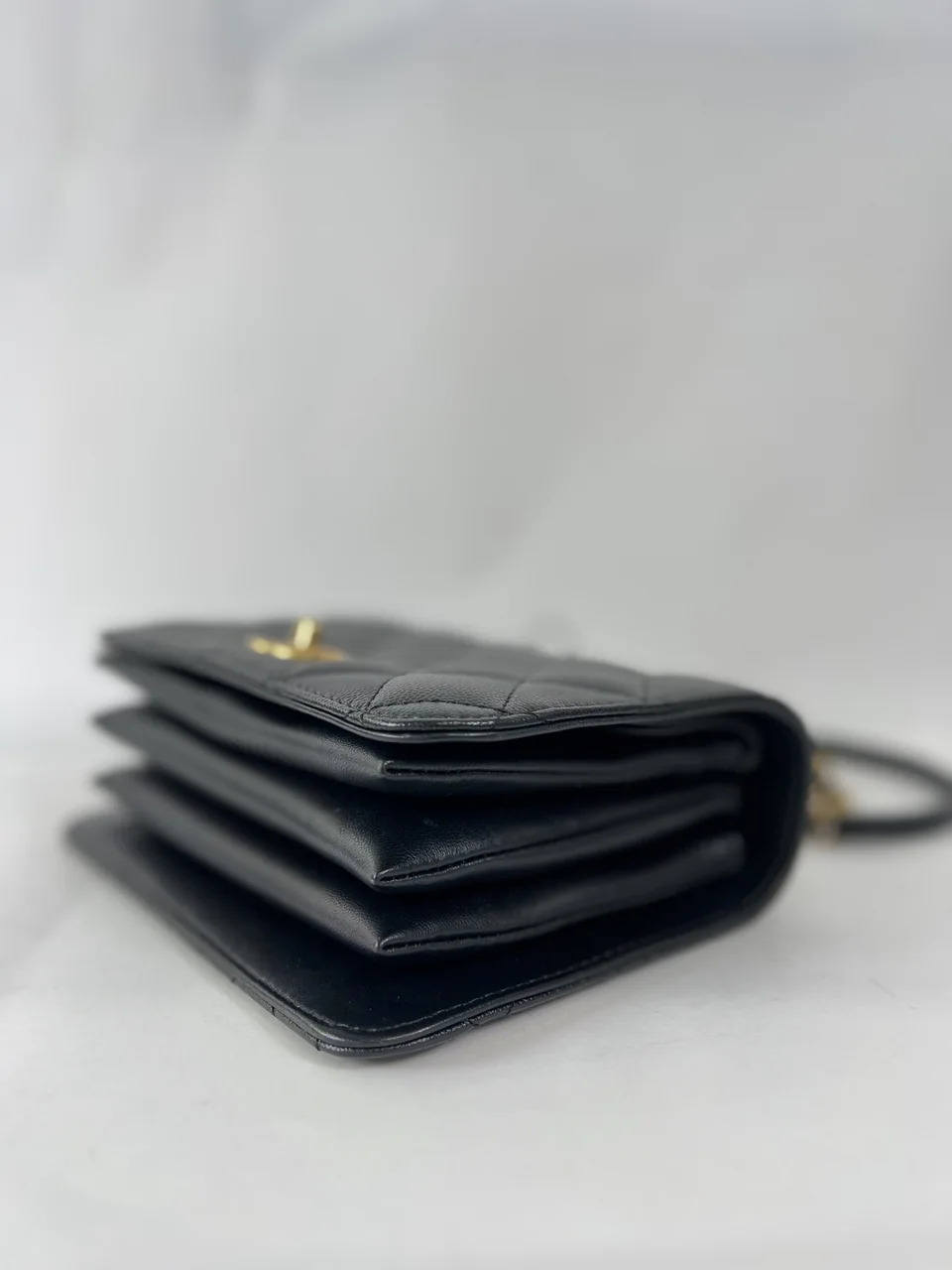 CHANEL CAVIAR MATELASSE FULL FLAP TOP HANDLE view 12