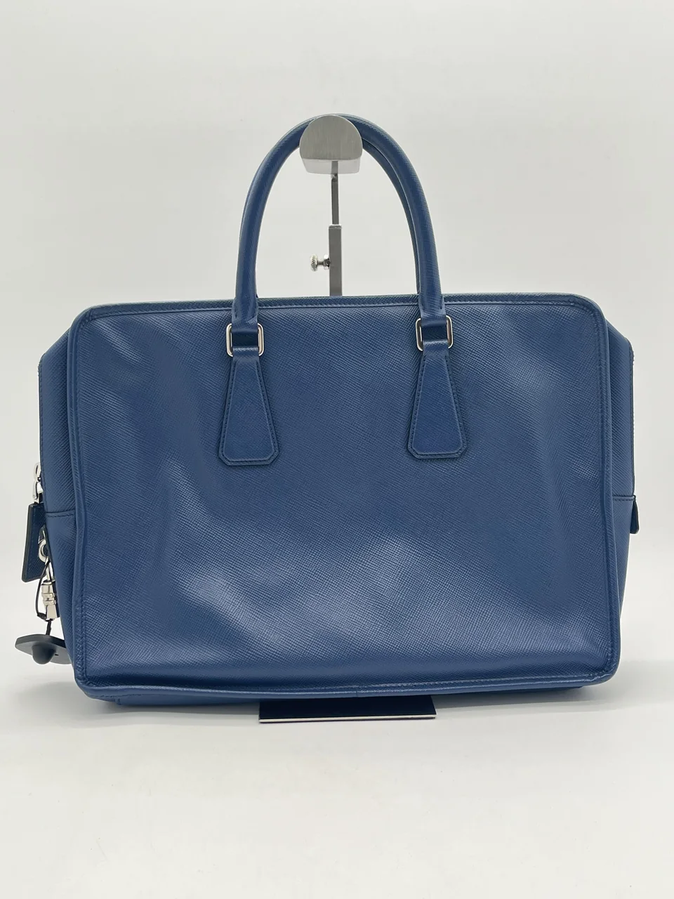 PRADA SAFFIANO HANDBAG (BLUE) view 2