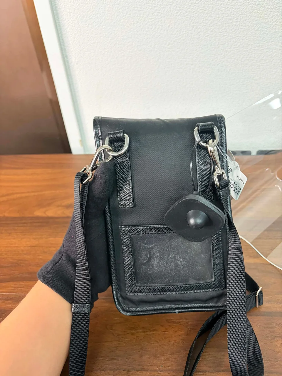PRADA RE-NYLON SMARTPHONE CASE SHOULDER BAG photo 5