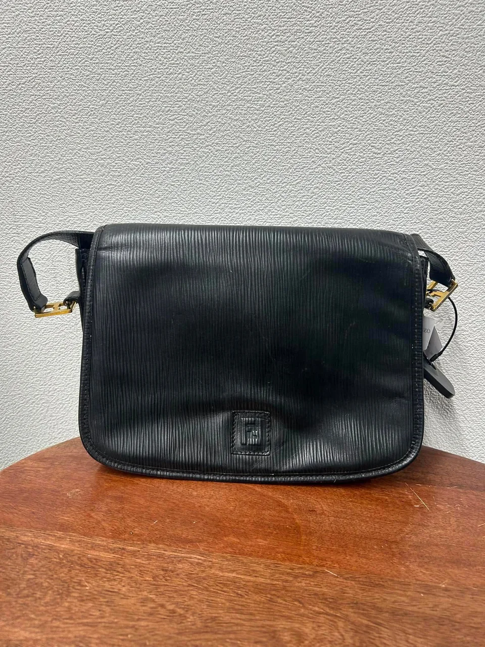 FENDI ZUCCA SHOULDER BAG (BLACK)