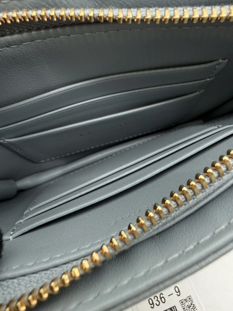DIOR CANAGE WALLET-ON-CHAIN (LIGHT BLUE) view 10
