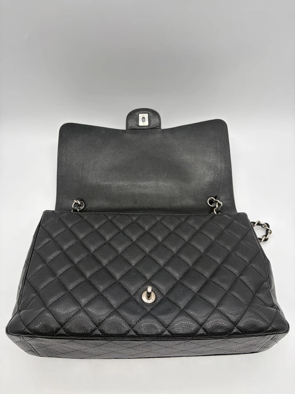 CHANEL CAVIAR MAXI DECA MATELASSE (13 SERIAL CODE) view 8