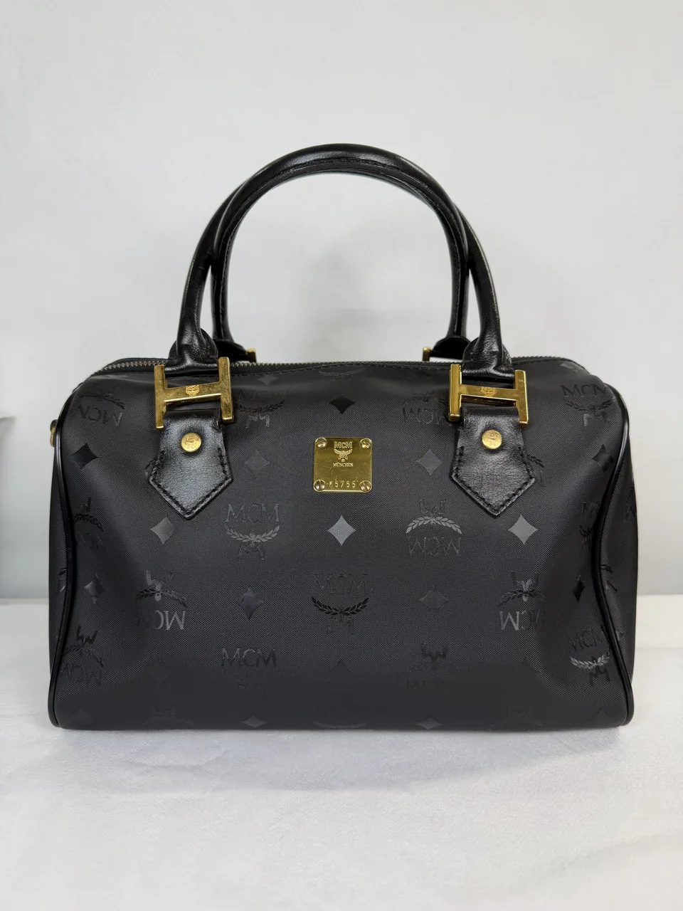 MCM VICETOS BOSTON BAG (BLACK)
