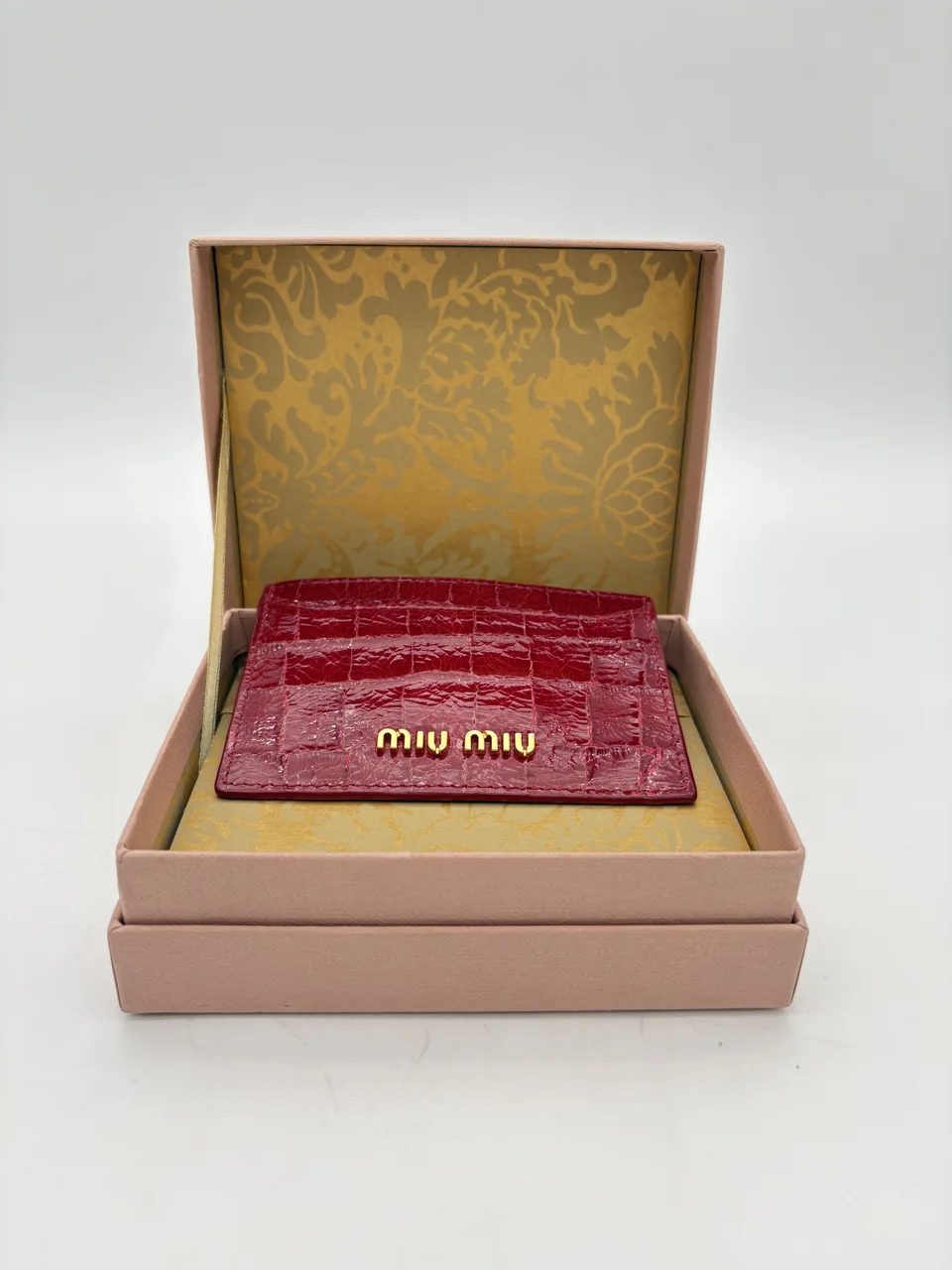 MIU MIU CARD CASE (RED) view 4