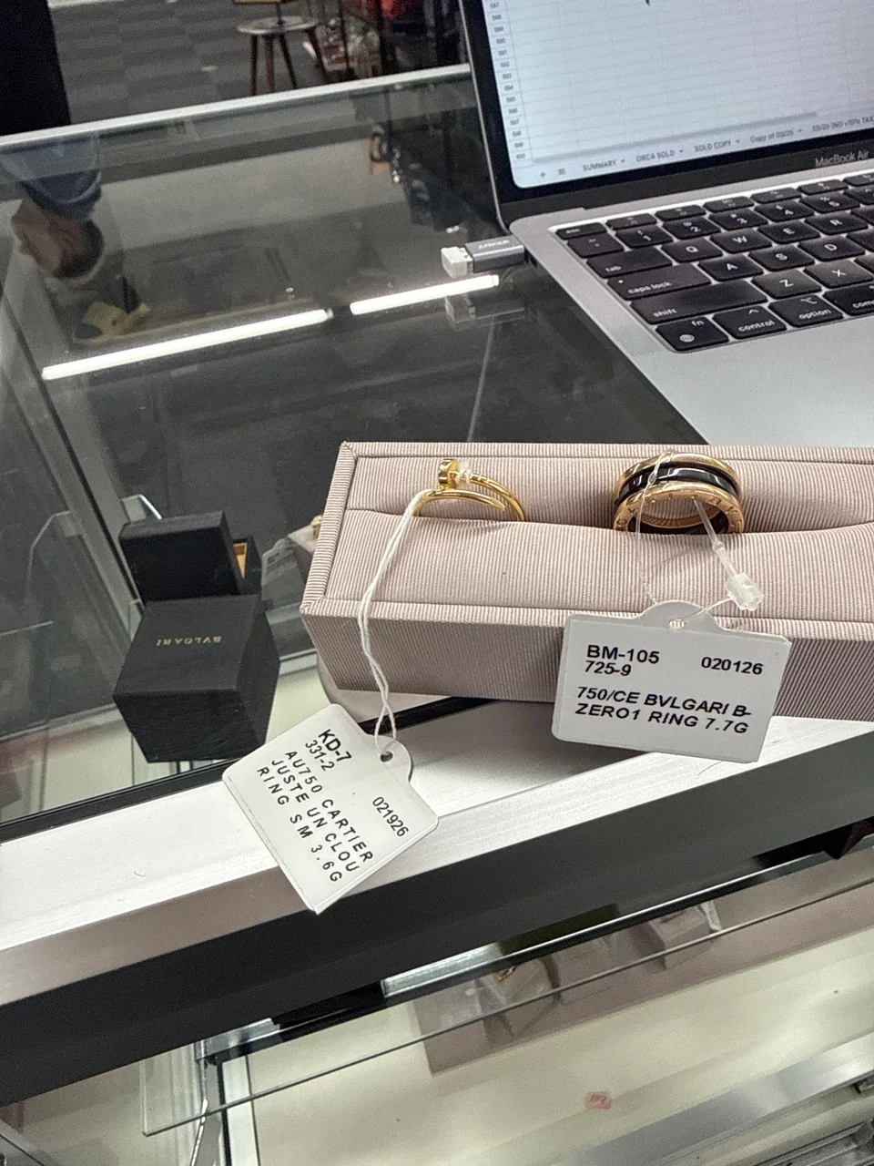 AU750 CARTIER JUSTE UN CLOU RING SM3.6G