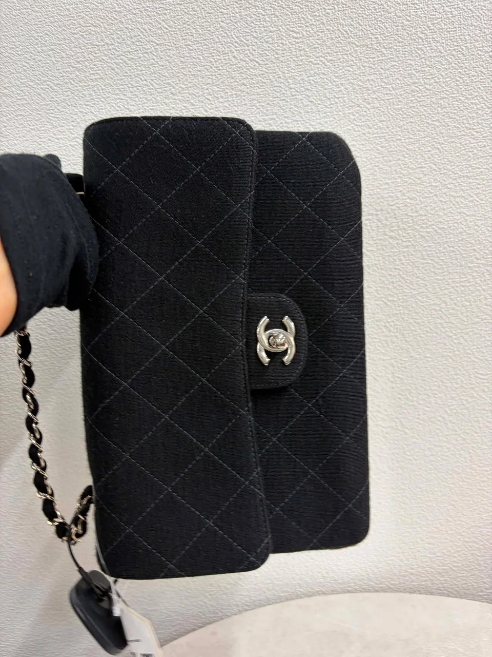 CHANEL COTTON SINGLE FLAP MATELASSE 25 (5 SERIAL CODE) view 8