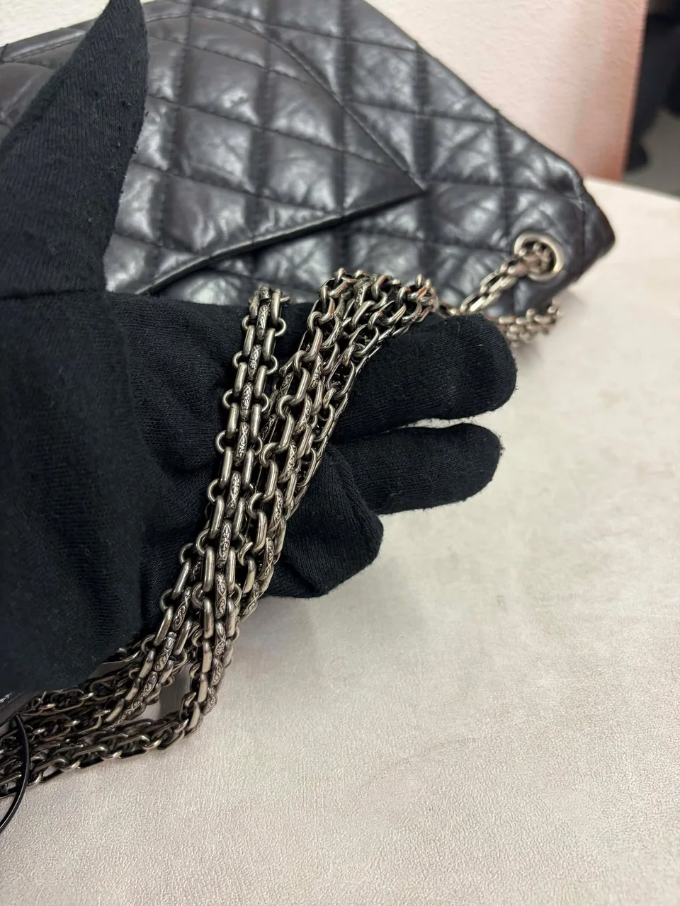 CHANEL 2.55 MATELASSE CHAIN SHOULDE RBAG hover
