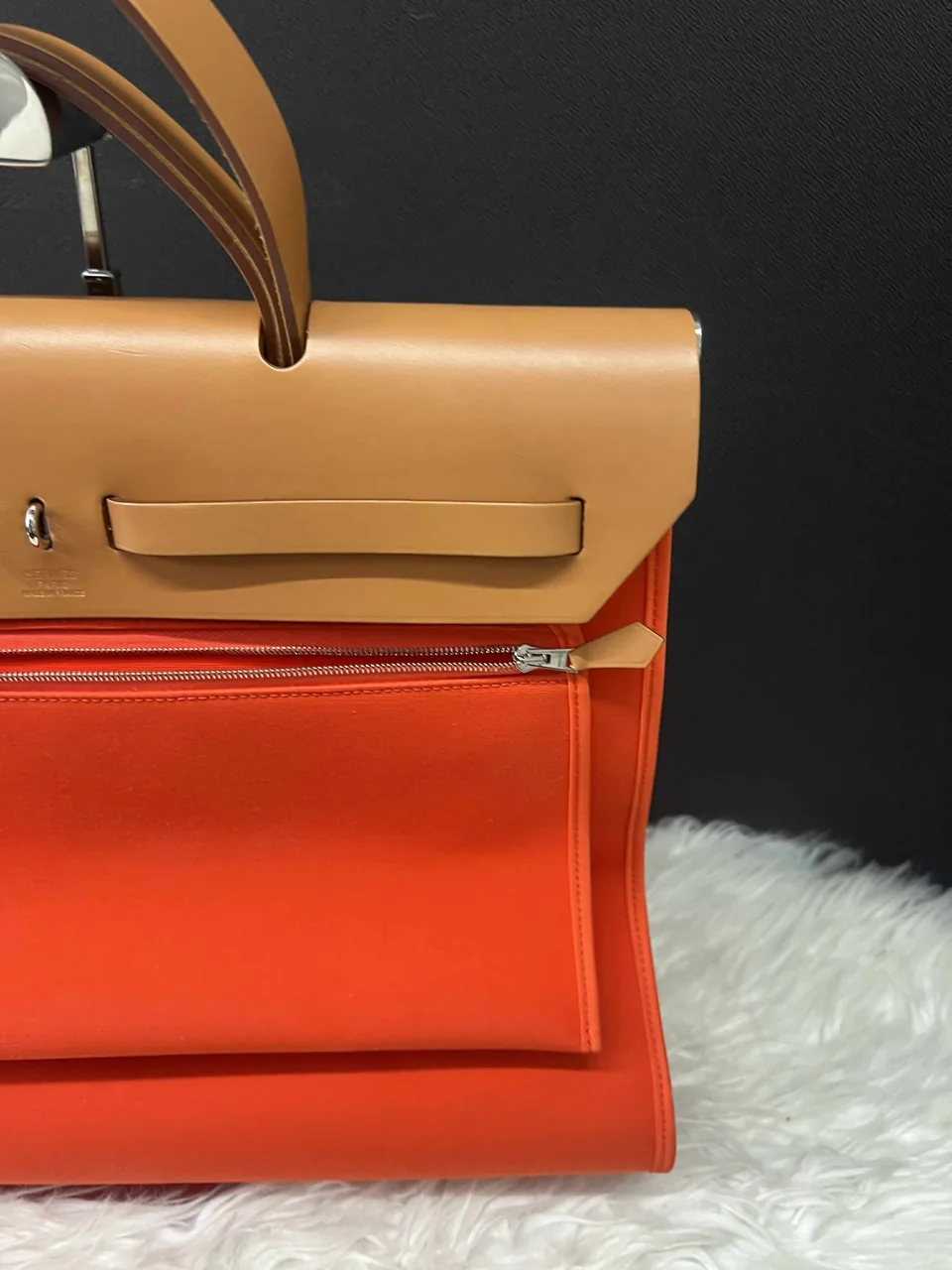 HERMES HERBAG ZIP MM (X STAMP) view 11