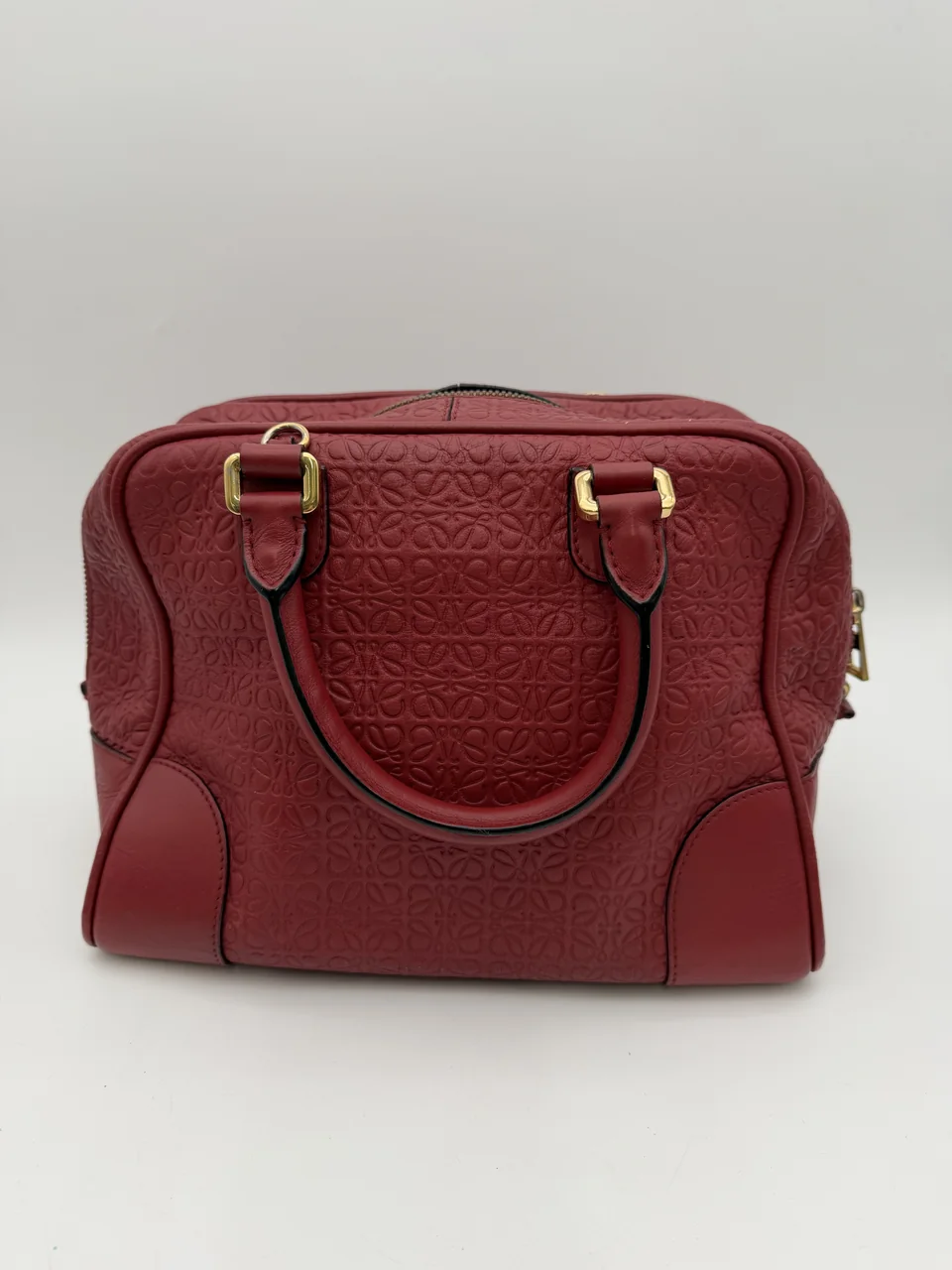 LOEWE AMAZONA TWO-WAY BAG (RED) view 4