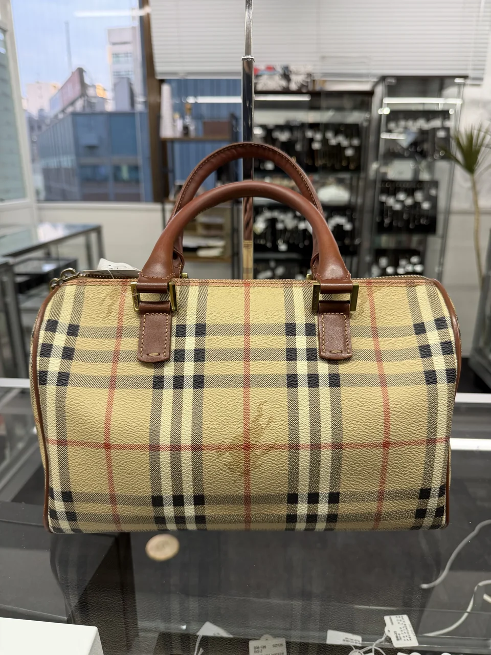 BURBERRY MINI BOSTON BAG
