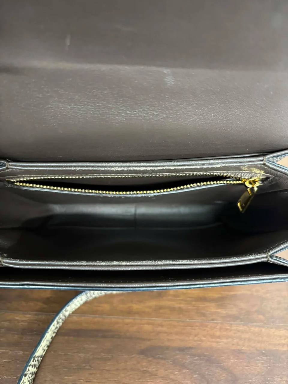 CELINE LIZARD TEEN TRIOMPHE SHOULDER BAG view 7