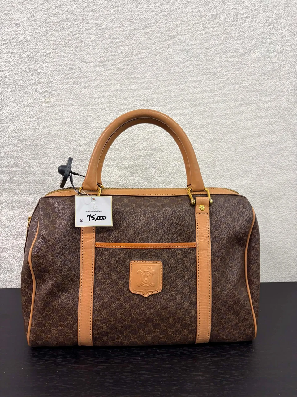 CELINE MACADAM BOSTON BAG hover