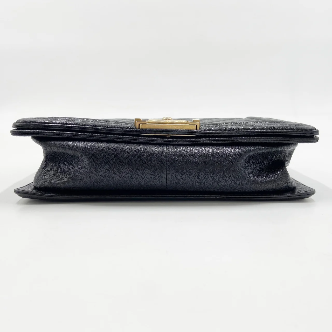 CHANEL CAVIAR SINGLE FLAP LE BOY (26 SERIAL CODE) view 10