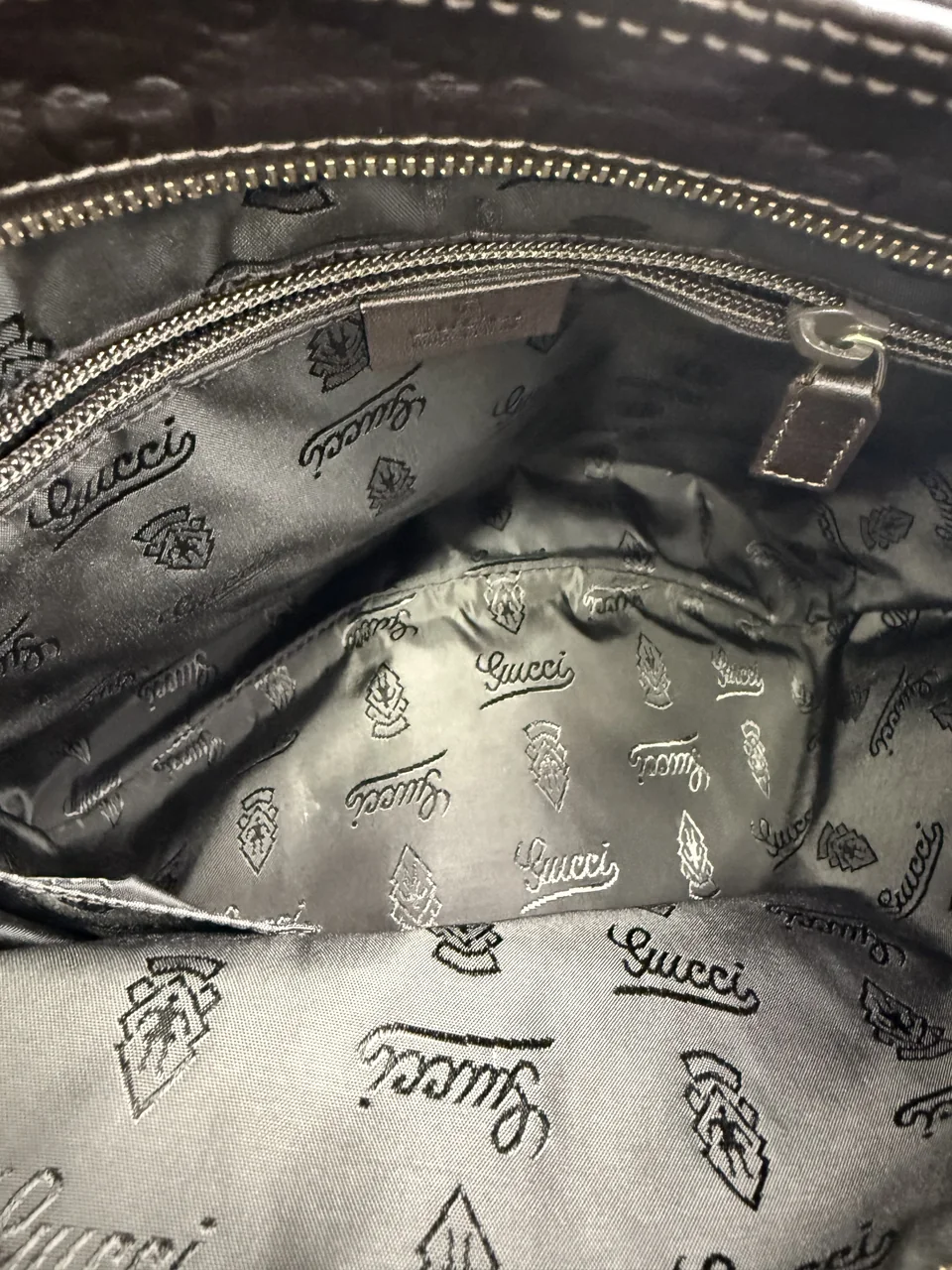 GUCCI SHOULDER BAG (BLACK) view 10