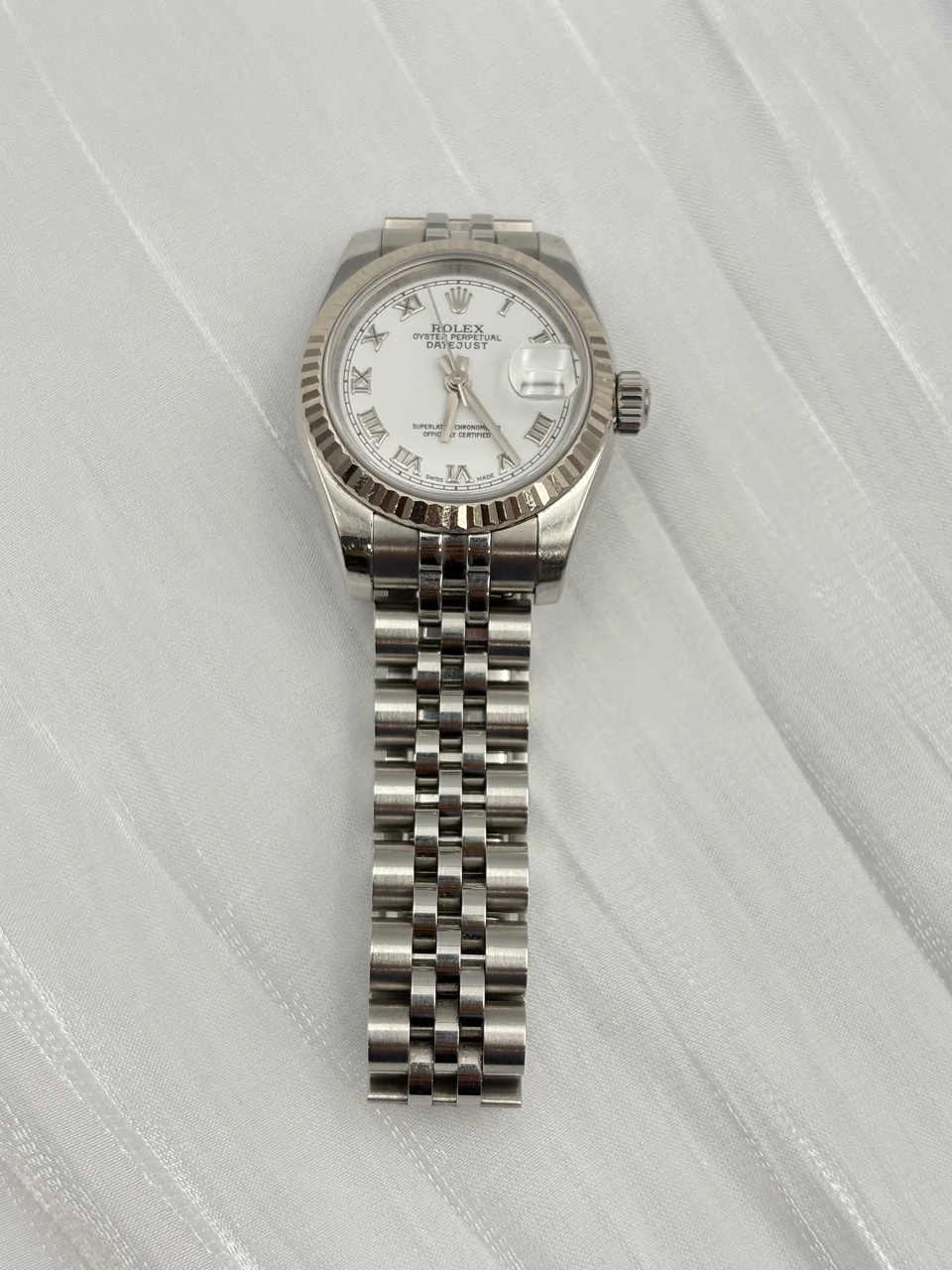 SS X WG/AT ROLEX DATEJUST (179174, D706733) view 12