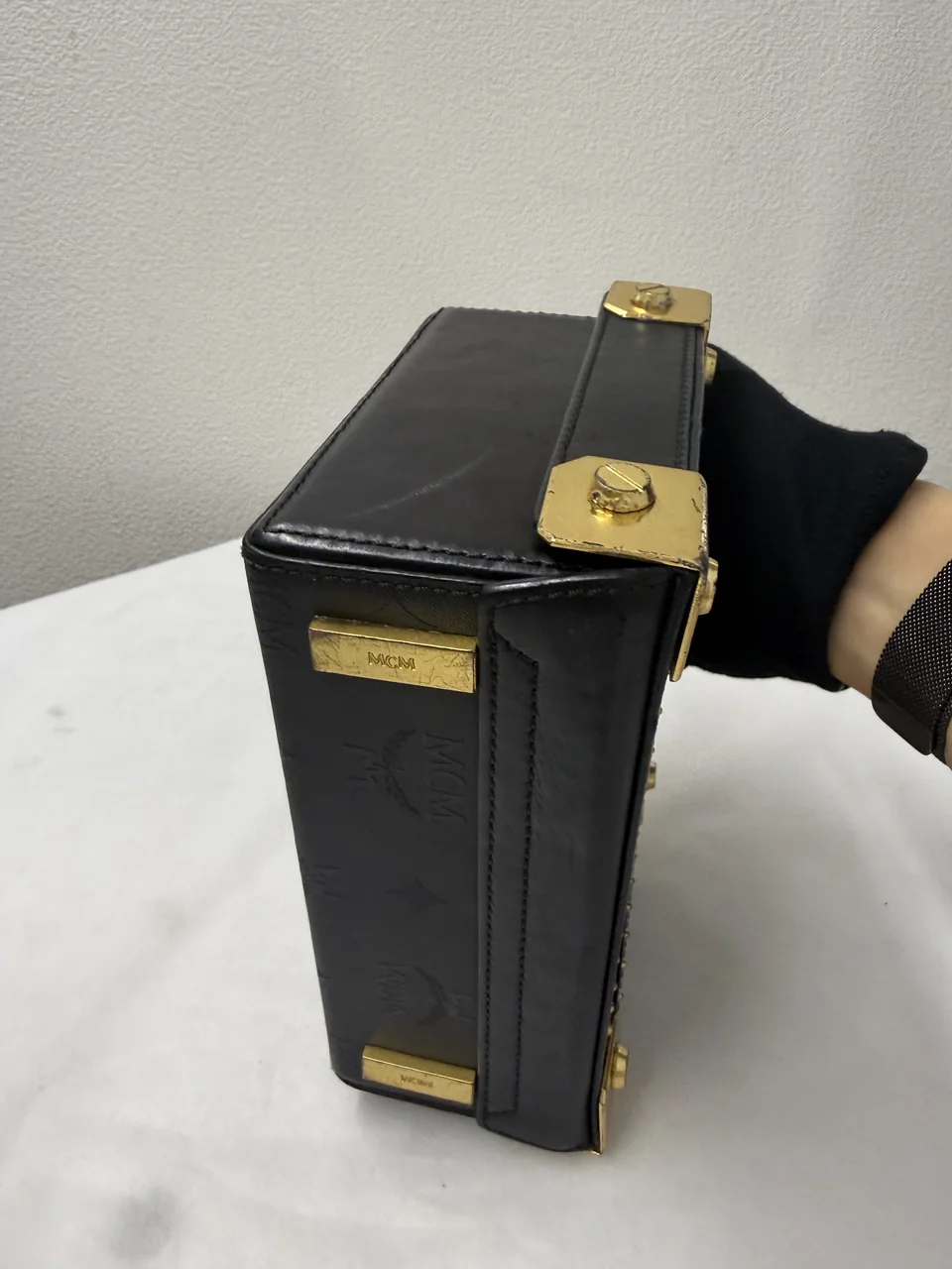 MCM BERLIN TRUNK (BLACK) view 7