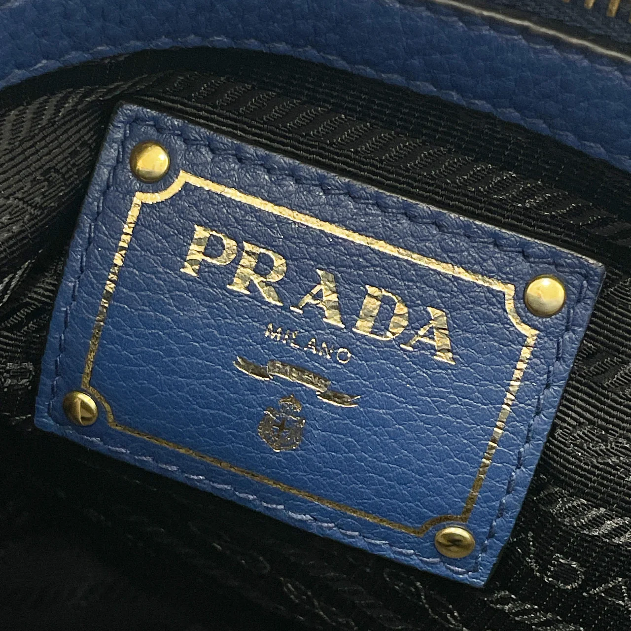 PRADA TOTE BAG (NAVY) view 11