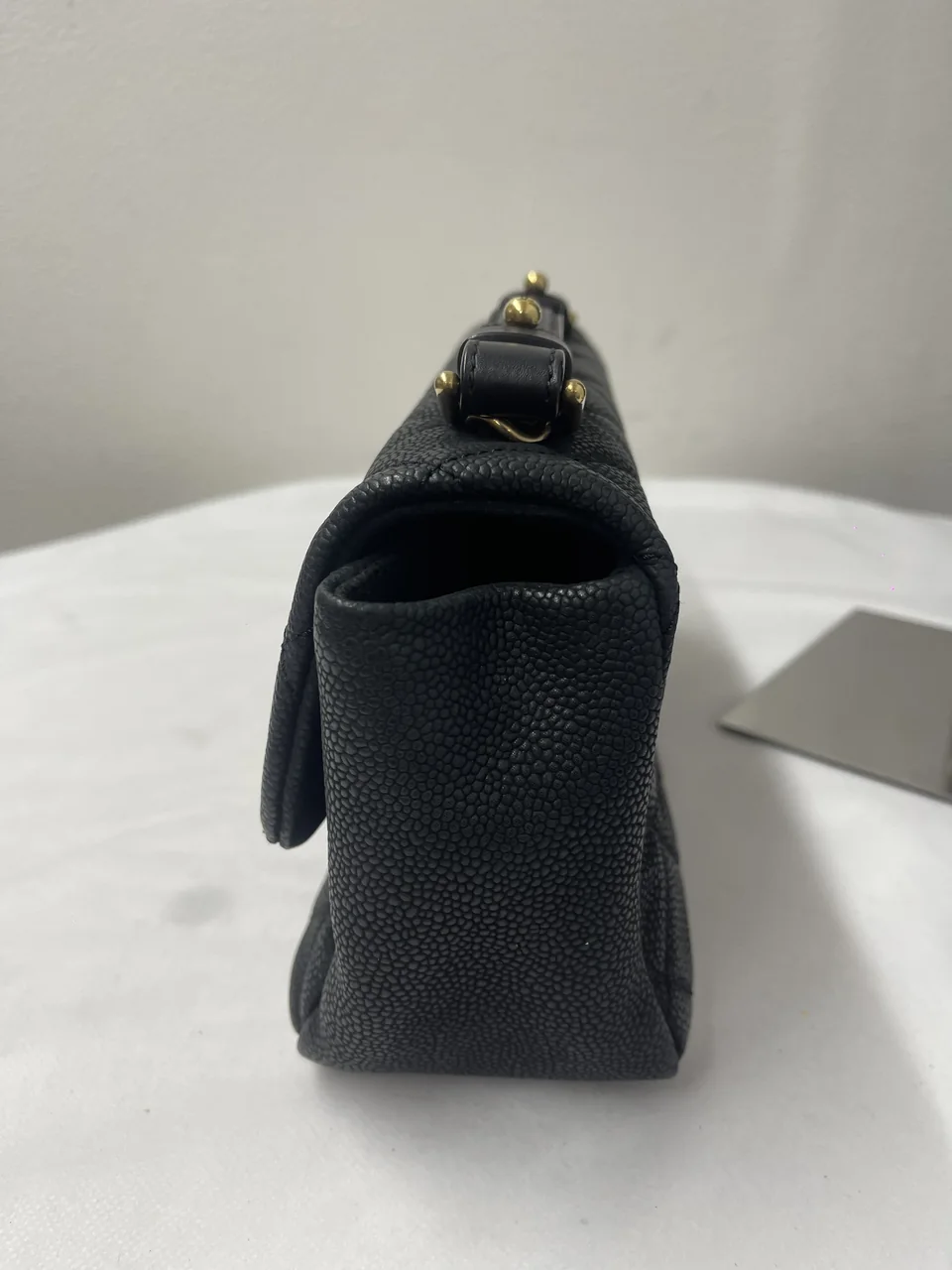 CHANEL CAVIAR MATELASSE HAND BAG (17 SERIAL CODE) view 5