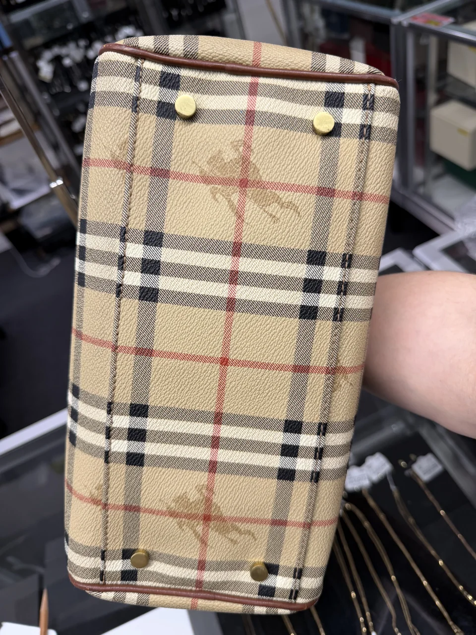 BURBERRY MINI BOSTON BAG view 6