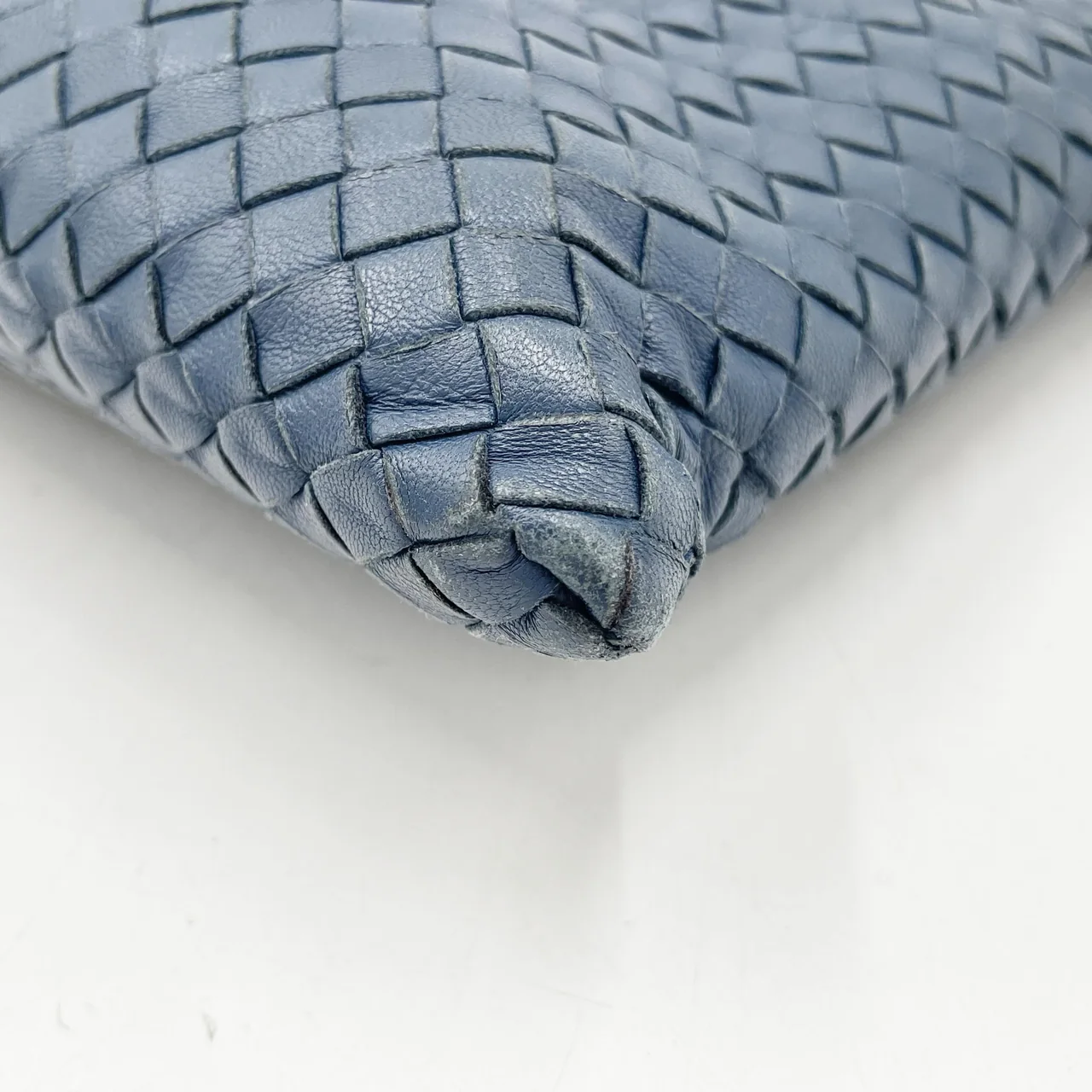 BOTTEGA VENETA INTRECCIATO SECOND BAG (BLUE) view 6