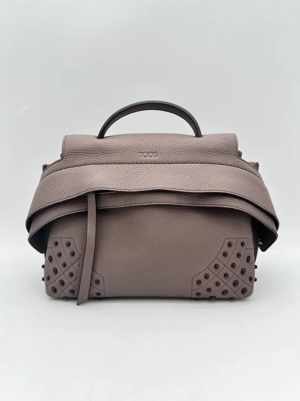 TOD'S TWO-WAY SHOULDER BAG (DUSTY PURPLE) view 3