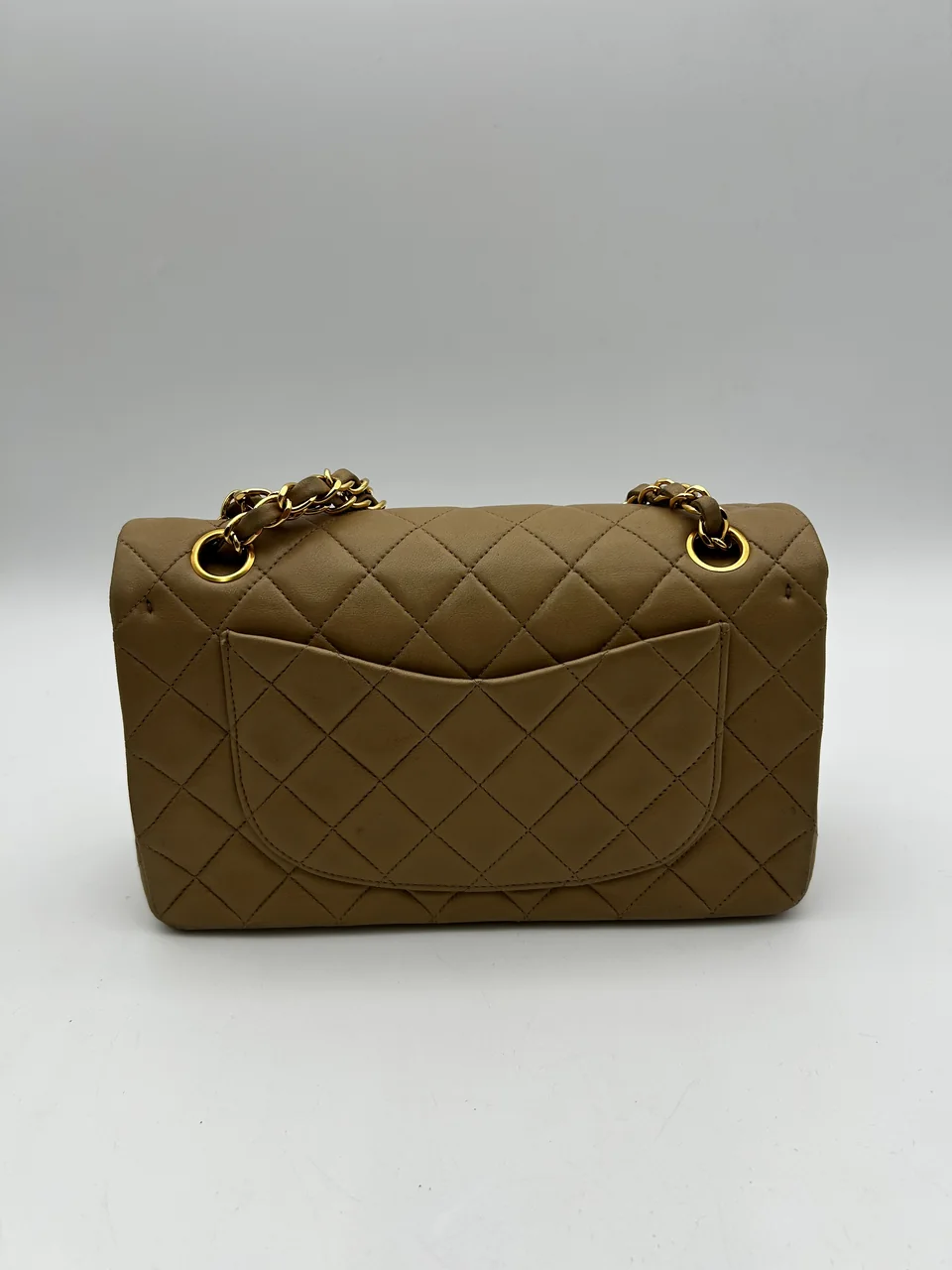 CHANEL LAMB SKIN DOUBLE FLAP view 7
